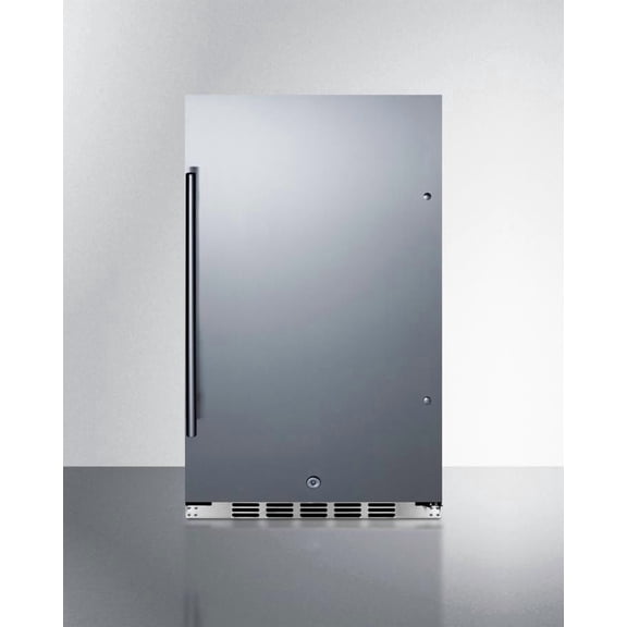 19" wide shallow depth built-in undercounter all-refrigerator
