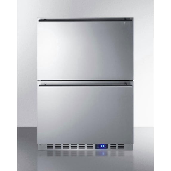 24" Wide Built-In 2-Drawer All-Refrigerator