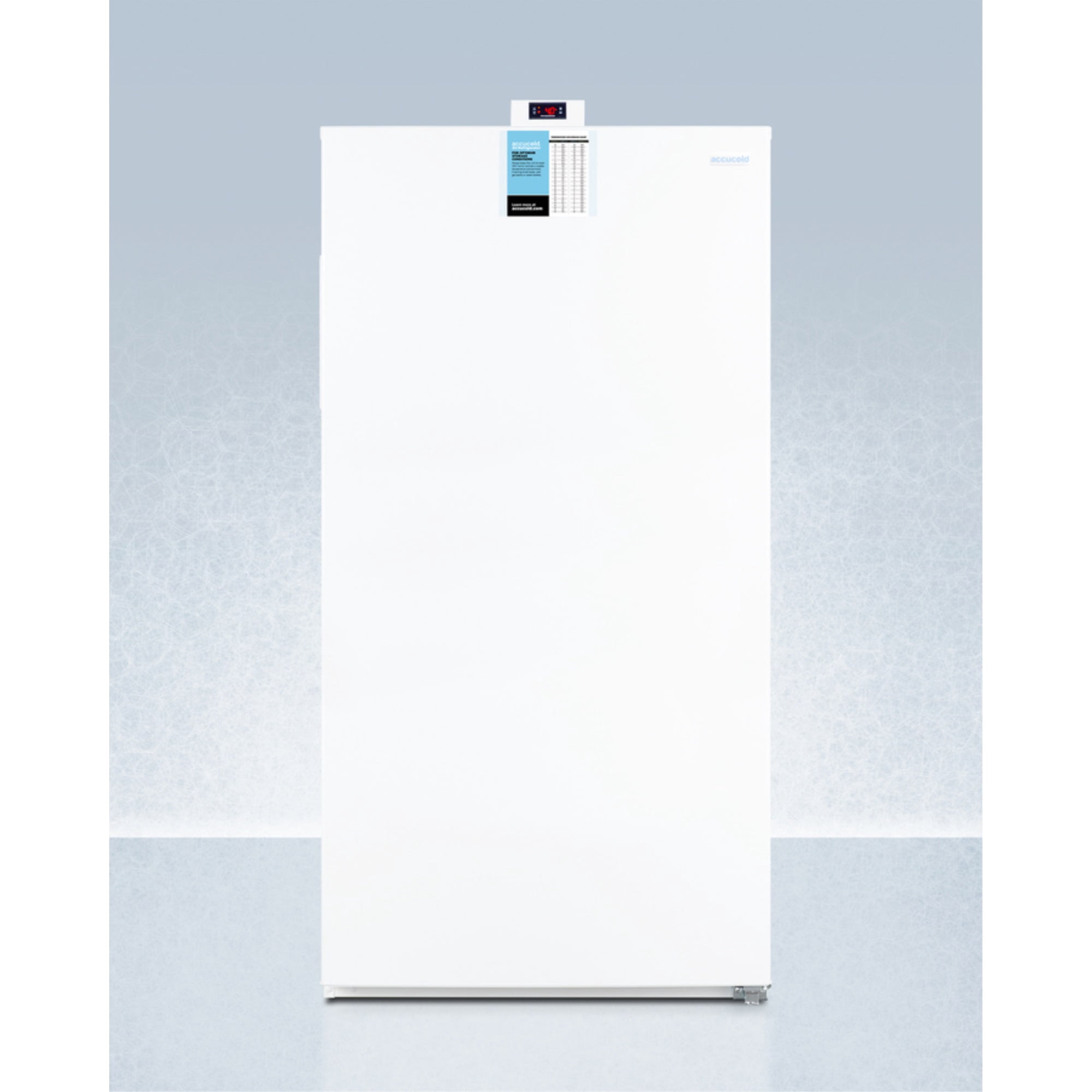 Upright 18 cu.ft. all-refrigerator in white