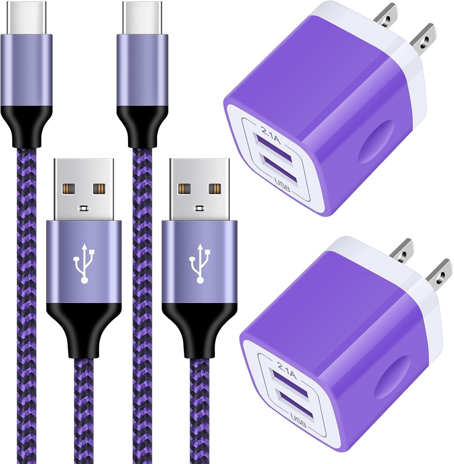 SUMMIT Fast USB C Charger for Samsung Galaxy A16 5G A15 A14 5G,A55 A56 A35 S20 S21 S22 S23 S24 S25 Ultra A13 A54 A53,Type C WallCharger Power Charger Block 6ft USB C Charger Cable Fast Charging