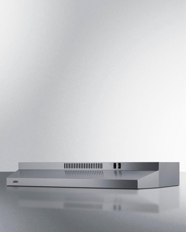 Summit 36" Stainless Steel Convertible Under Cabinet Range Hood