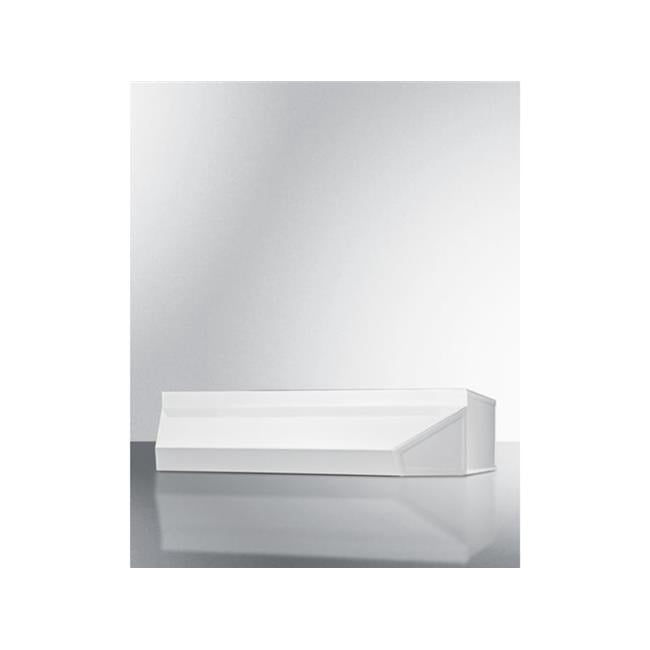 24" wide shell hood in white