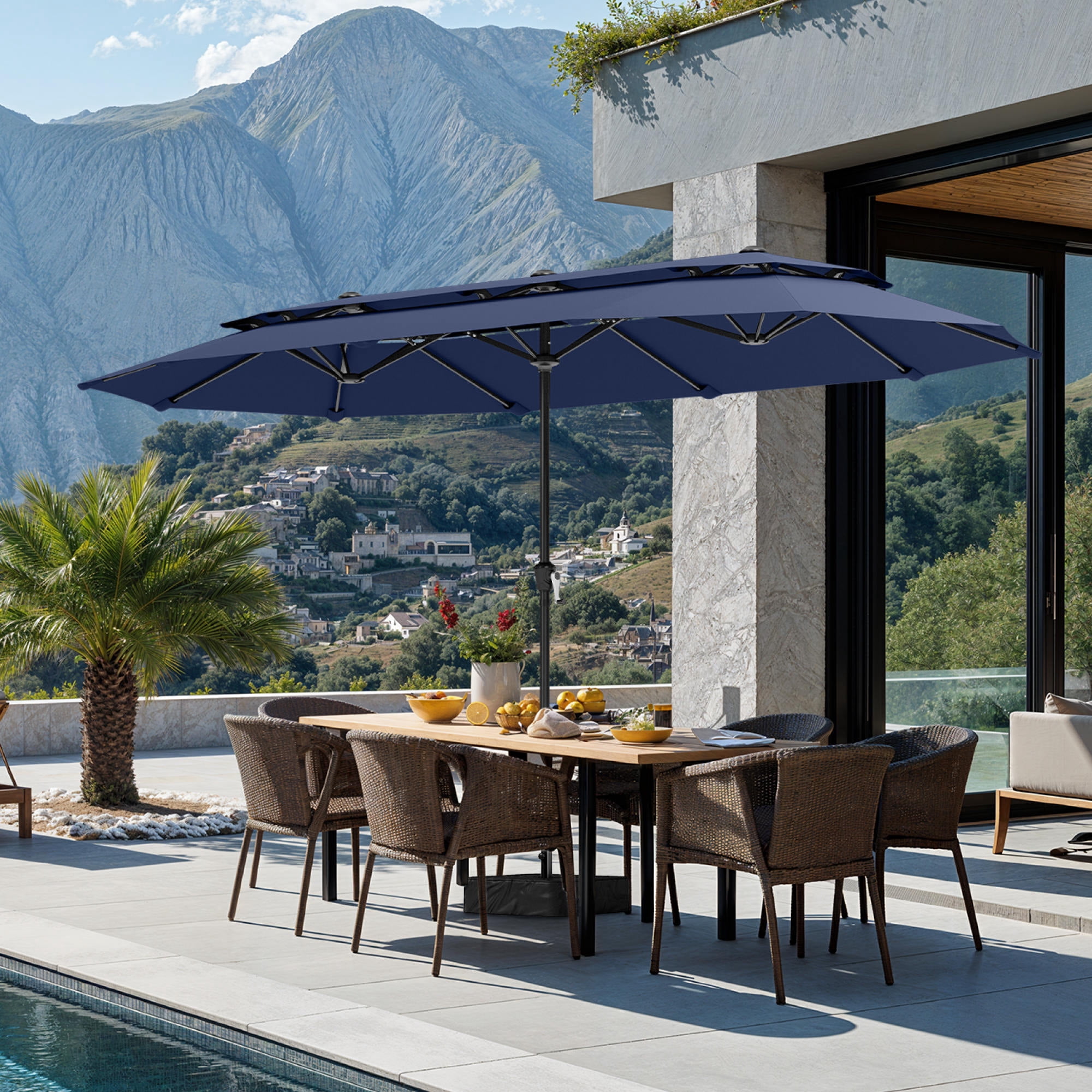 bendable patio umbrella PURPLE LEAF 8x8ft Eco-Friendly Tilting Umbrella, Pebble Grey Multiple sizes/colors 7.5 Feet Solar Umbrella sac à dos femme en cuir Mate:S