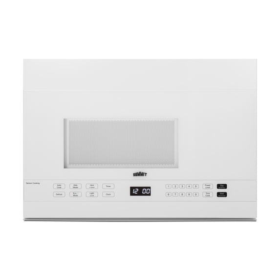 24" Wide Over-the-Range Microwave, White
