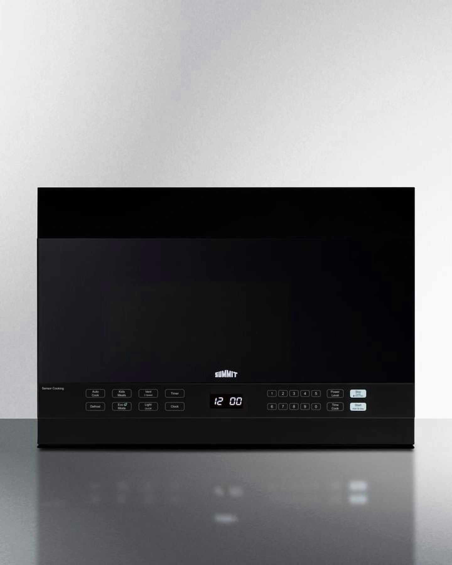 24" Wide Over-the-Range Microwave, Black