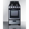 thumbnail image 1 of SUMMIT PRO201SS 20" free standing gas range, 1 of 3