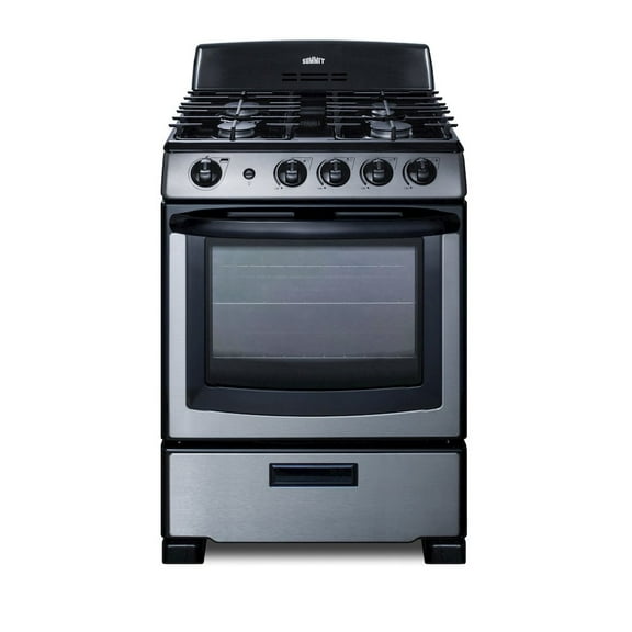 SUMMIT 24" Wide Gas Range