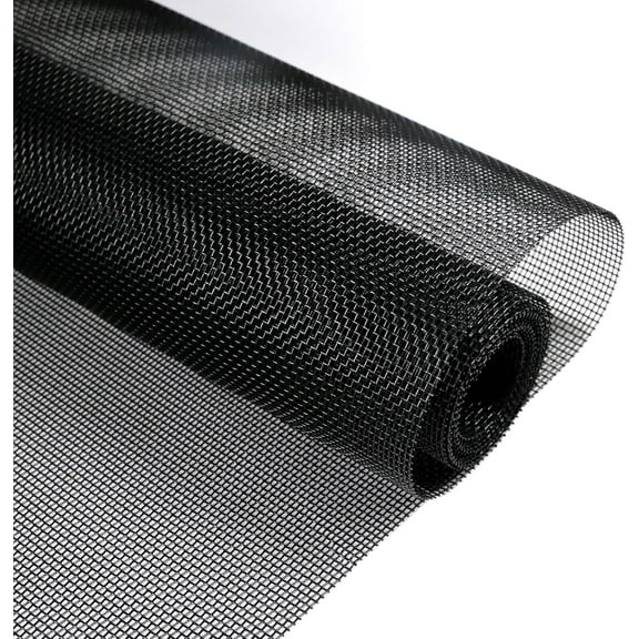 SUMMIT Pet Proof Window Screen Replacement, 39“ x 100" Upgraded Thicken Charcoal Fiberglass Mesh for Sliding Pet Screen Door Repair Kit - Screen Door Protector for Dogs Patio Screen mesh