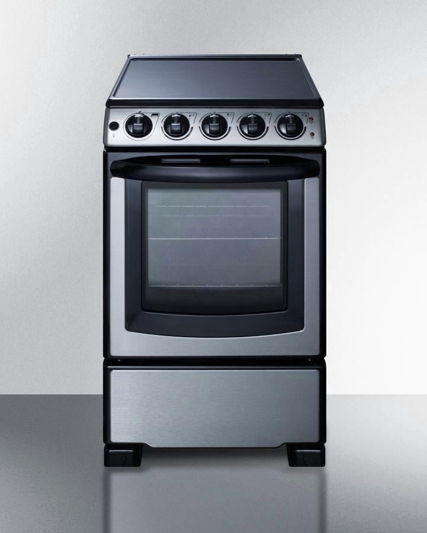 20" Wide Electric Smooth-Top Range