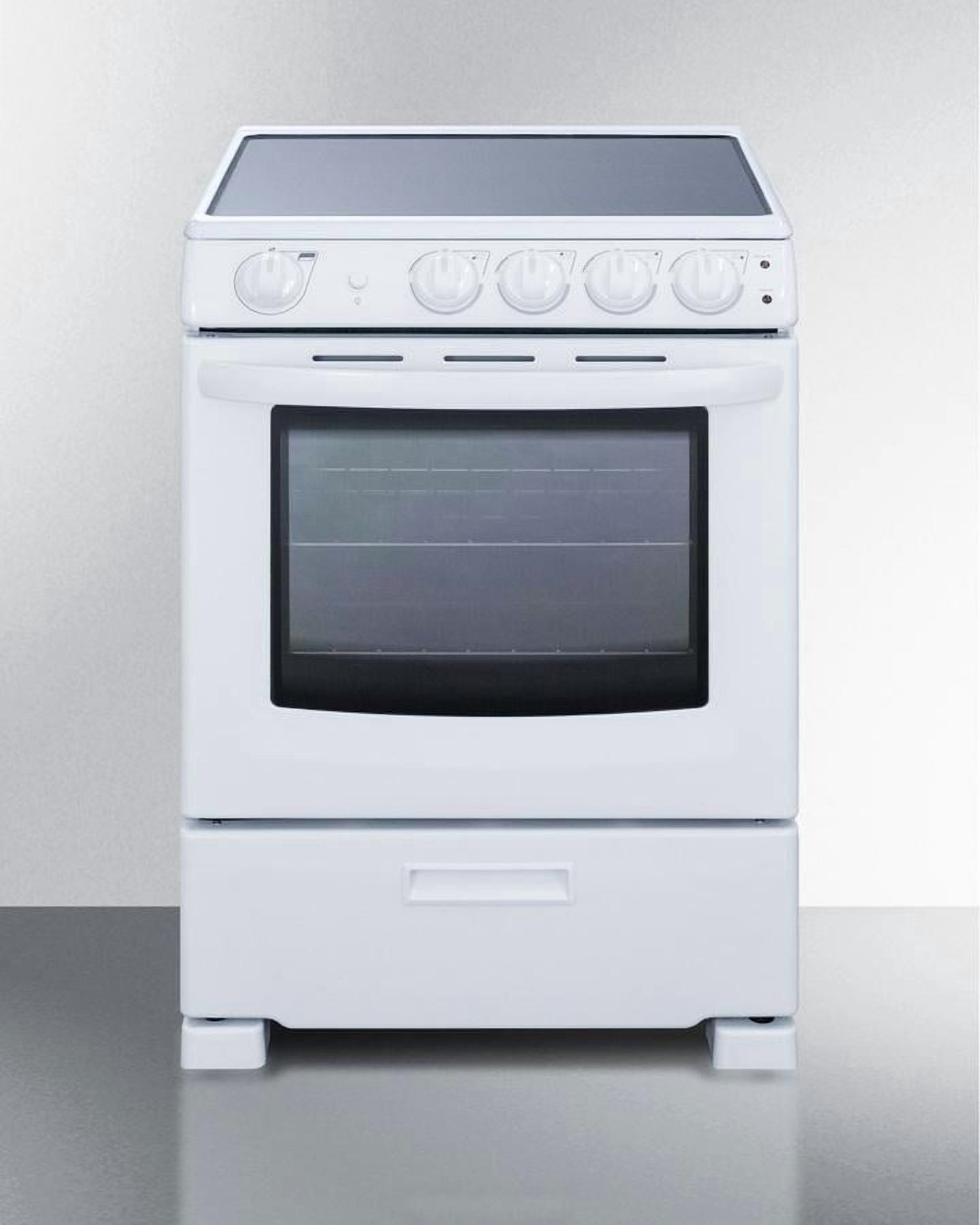 24" Wide Electric Smooth-Top Range