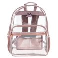 thumbnail image 1 of SUMMIT RIDGE CLEAR BACKPACK - CLEAR/ROSE, 1 of 4