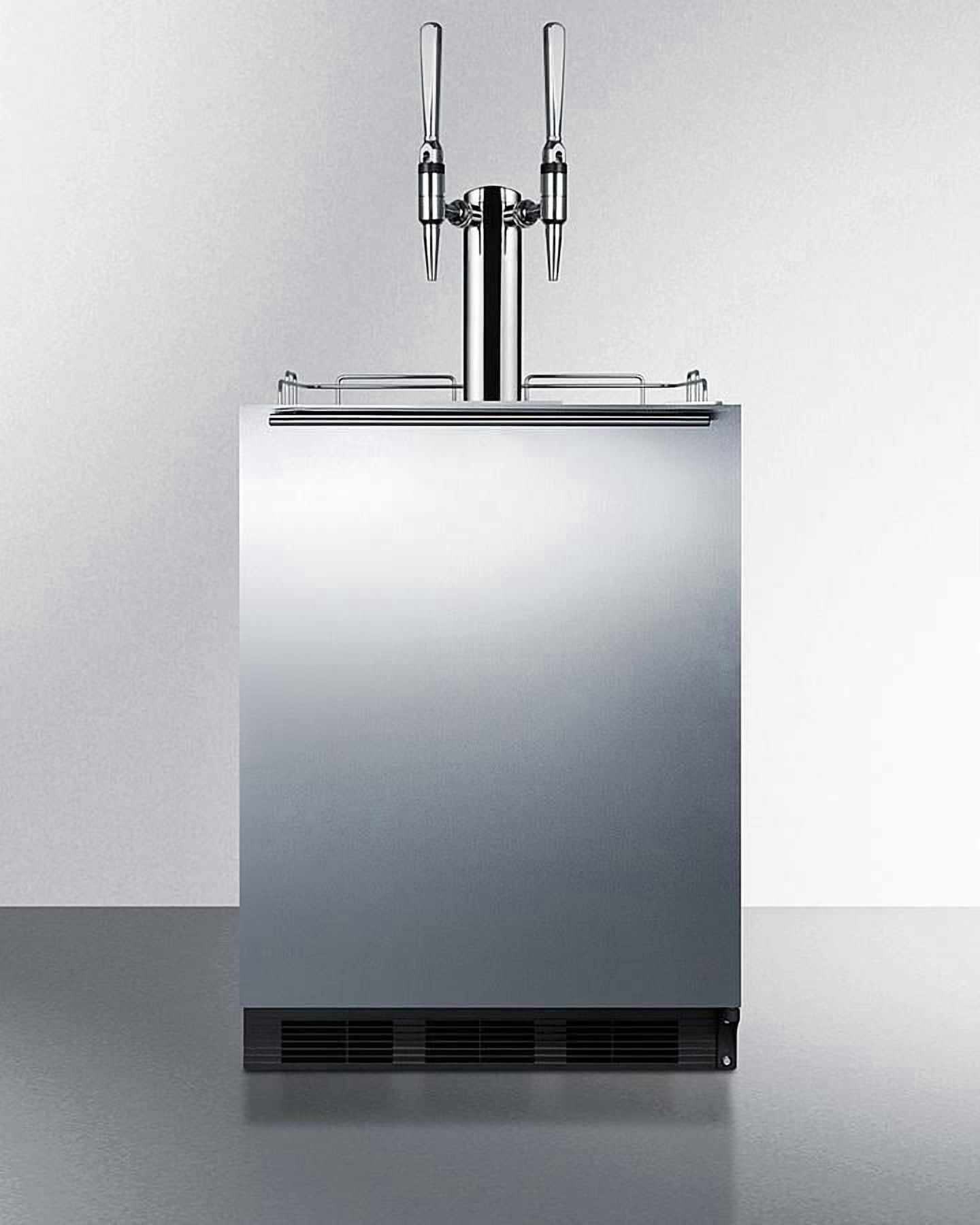 ADA compliant built-in commercial combination cold brew/nitro coffee kegerator
