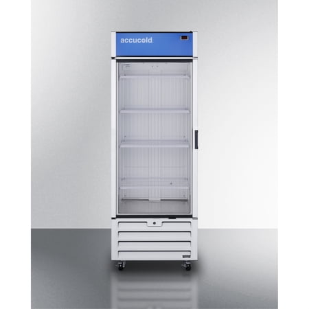 Full-sized glass door commercial display freezer