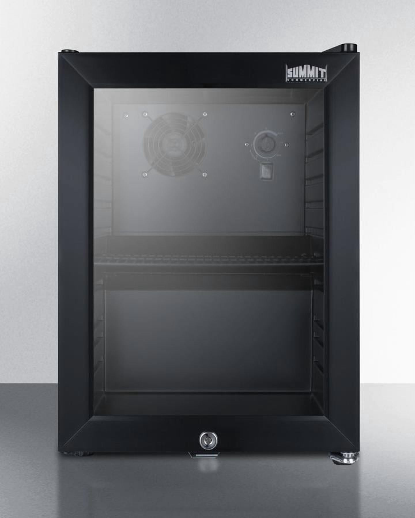 Summit Appliance SCR114L Compact Commercial Beverage Center Cabinet, Black