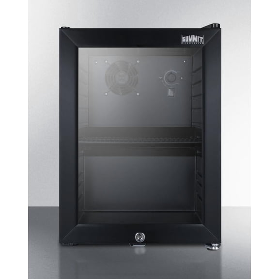 Summit Appliance SCR114L Compact Commercial Beverage Center Cabinet, Black