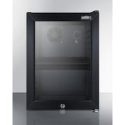 Summit Appliance SCR114L Compact Commercial Beverage Center Cabinet, Black