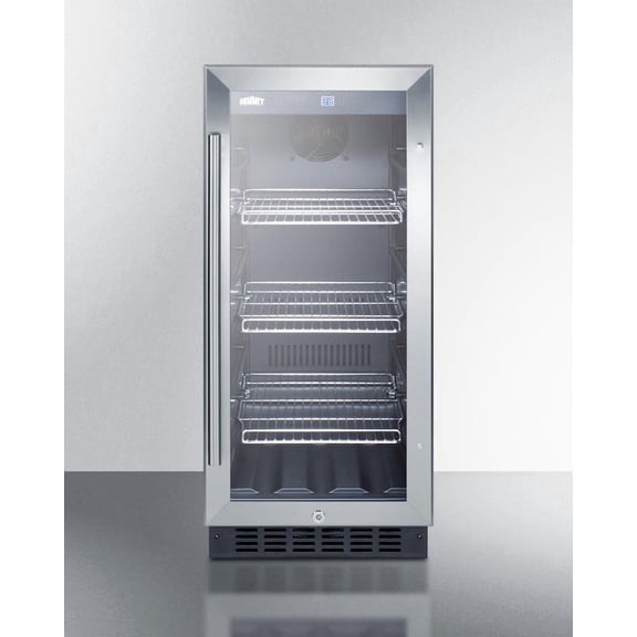 Summit Appliance Summit Built-In 14.75-inch 2.45 cu.ft. Undercounter Beverage Center