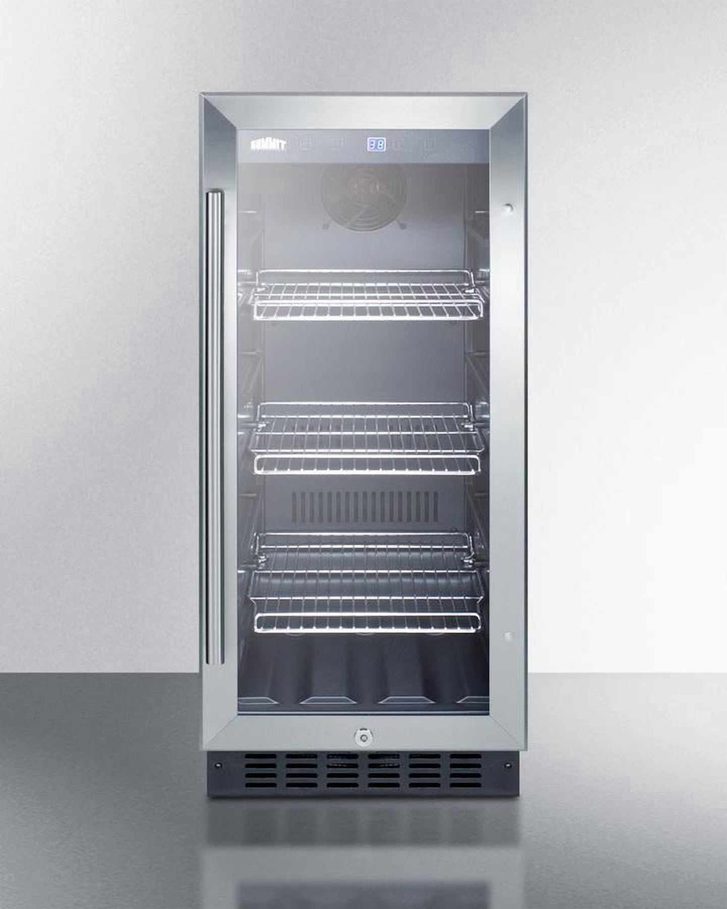 15" Built-In Beverage Cooler w/Digital Controls and SS Cabinet