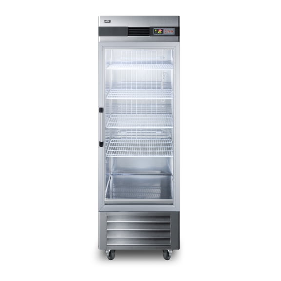 Summit SCR23SSG 28" Wide 23 Cu. Ft. Commercial Reach-In Refrigerator - Stainless Steel