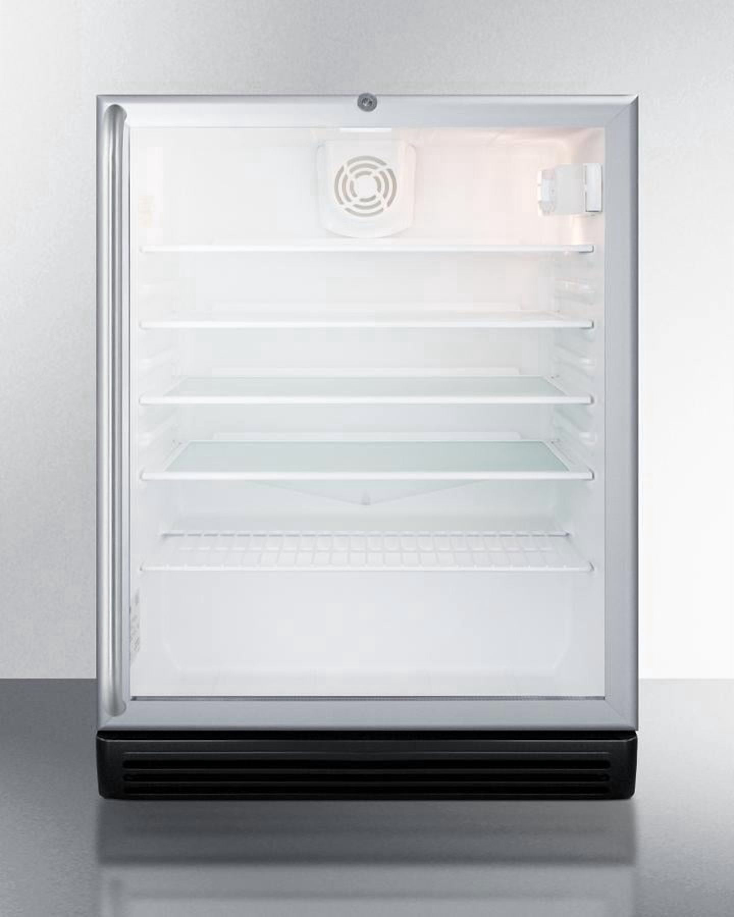 SUMMIT SCR600BGLCSSADA specialty refrigerator
