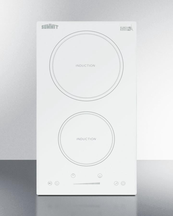 12" Wide 208-240V 2-Zone Induction Cooktop