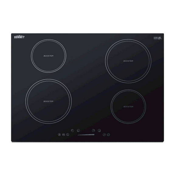 SUMMIT 30" Wide 208-240V 4-Zone Induction Cooktop