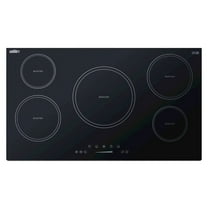 SUMMIT 36" Wide 208-240V 5-Zone Induction Cooktop