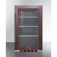 thumbnail image 1 of Shallow Depth Indoor/Outdoor Beverage Cooler, Panel-Ready, Black, 1 of 3