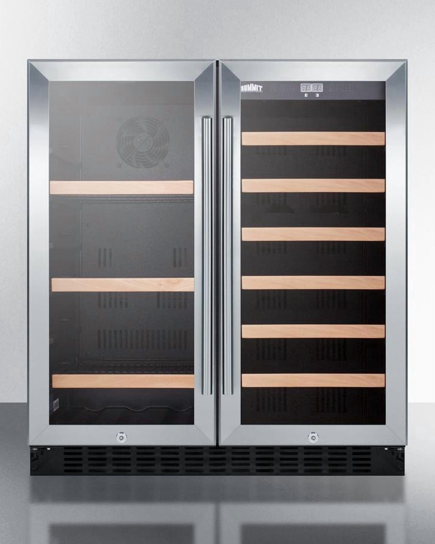 Summit 35 Bottle 30" Wide Built-In Wine/Beverage Center (SWBV3071)
