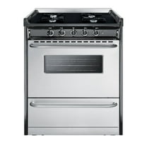 SUMMIT 30" Wide Gas Range, Open Burners
