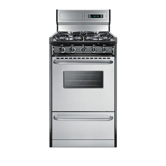 20" Wide Gas Range, Sealed Burners