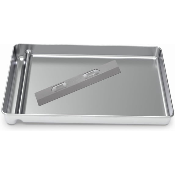 SUMMIT Upgraded Stainless Steel Reusable Litter Tray Compatible with PetSafe Scoop-Free Self-Cleaning Cat Litter Boxes – Deeper Waste Section & Enhanced Odor Control