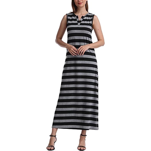 SUMONA Women Long Slit Maxi Dress Bodycon for Summer Spring Party Beach Vacation