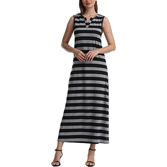 SUMONA Women Long Slit Maxi Dress Bodycon for Summer Spring Party Beach Vacation