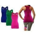 thumbnail image 1 of SUMONA Women Tank Tops Racerback Ribbed Rib A-Shirts Basic Sleeveless, 1 of 3
