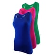 thumbnail image 1 of SUMONA Women Tank Tops Ribbed Rib A-Shirts Basic Sleeveless Tanks Top, 1 of 3