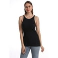 thumbnail image 1 of SUMONA Women Tank Tops Round Neck Sleeveless Basic Ribbed Summer Cami Top Casual Shirt, 1 of 5