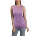 thumbnail image 1 of SUMONA Women Tank Tops Round Neck Sleeveless Basic Ribbed Summer Cami Top Casual Shirt, 1 of 5