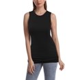 thumbnail image 1 of SUMONA Women Tank Tops Round Neck Sleeveless Basic Ribbed Summer Cami Top Casual Shirt, 1 of 6