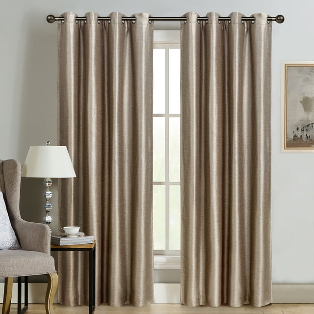 SUN+BLK Blackout Curtain Panel Pair 52"x84"