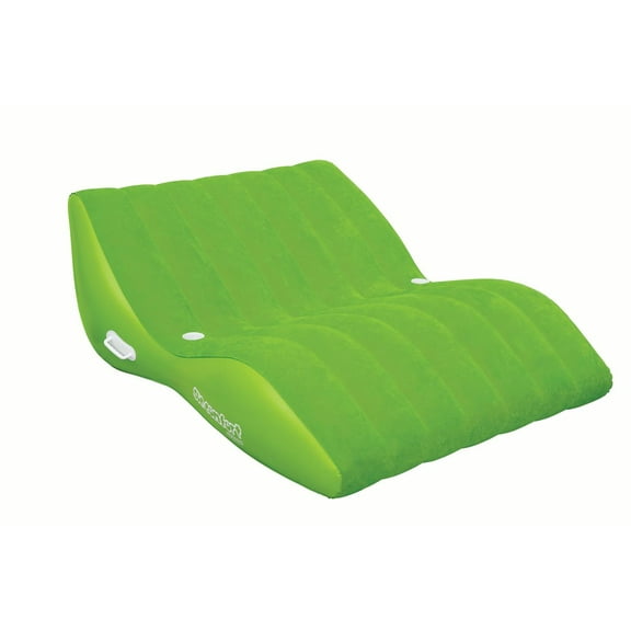 SUN COMFORT COOL SUEDE Double Zero Gravity Lounge, Lime
