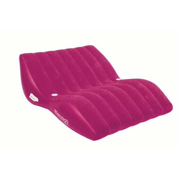SUN COMFORT COOL SUEDE Double Zero Gravity Lounge, Raspberry