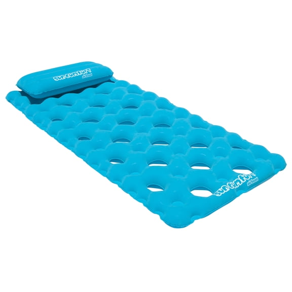 SUN COMFORT COOL SUEDE Pool Mattress, Sapphire
