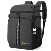 SUN CUBE Cooler Backpack 33 Can, Leakproof Insulated Backpack Cooler for Men Women, Camping Cooler Backpack for Beach Travel Hiking, Waterproof Lunch Backpack, Grey