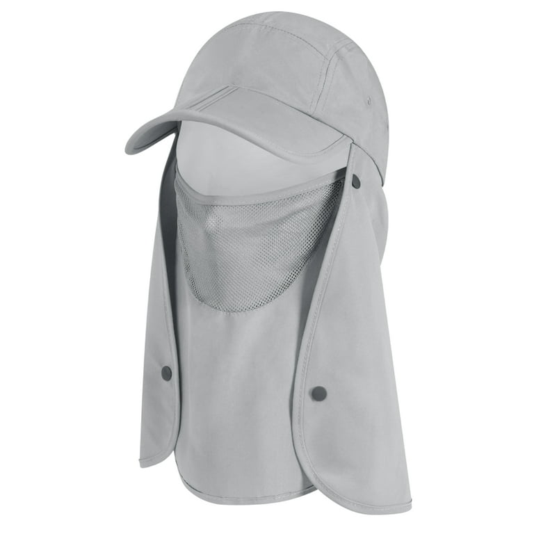 Buy 3 Pieces Outdoor Flap Hat Sun Cap UV Protection Flap Hat Flap Fishing  Hat with Neck Flap for Men Women Wearing Online at desertcartINDIA