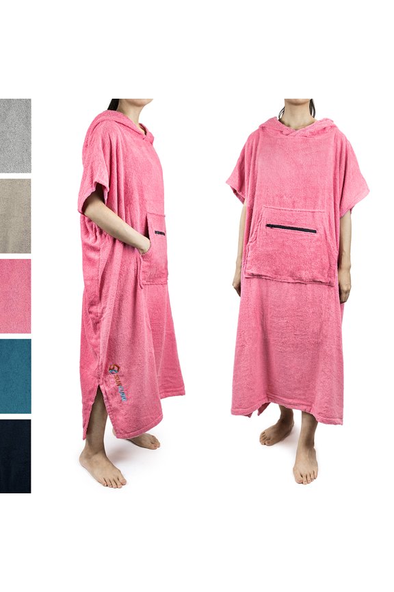 Surf Poncho Changing Robe with Hood | Terry Cotton Changing Towel