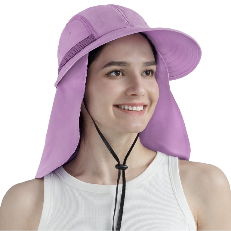 SUN CUBE Women Sun Hat Neck Flap Cover, UV Protection Wide  display picture 1