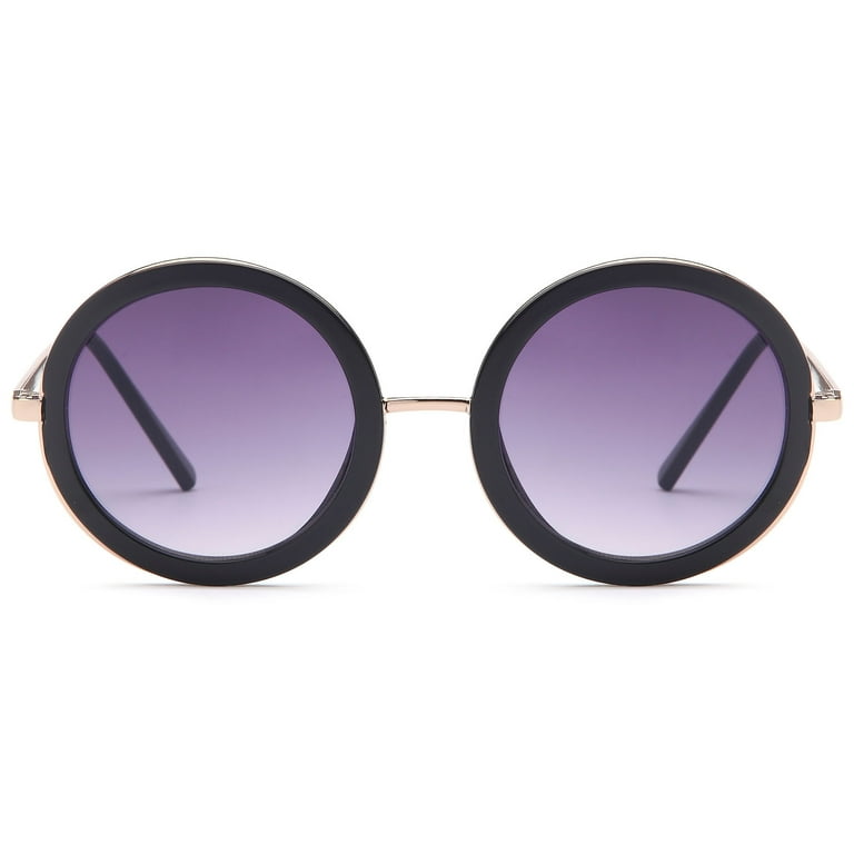 Black frame purple lens sunglasses hotsell