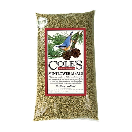 Cole's Sunflower Meats Bird Seed, 10-Pound