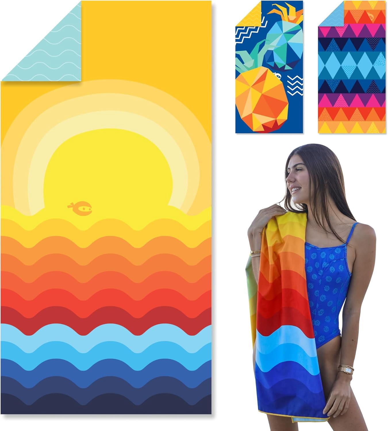 Sun Ninja Beach Towel - Thumbnail 4